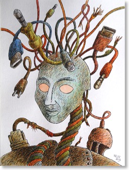 Medusa_Mischtechnik